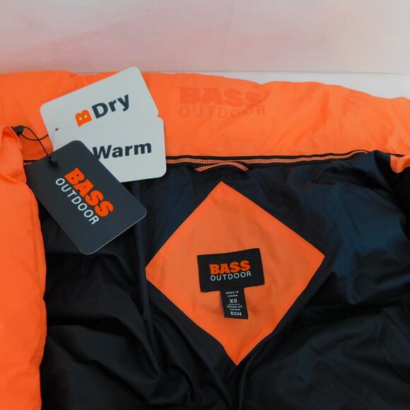 Bass Outdoor Women's Discovery Full Zip Puffer Winter Jacket Coral XS New - Picture 6 of 12